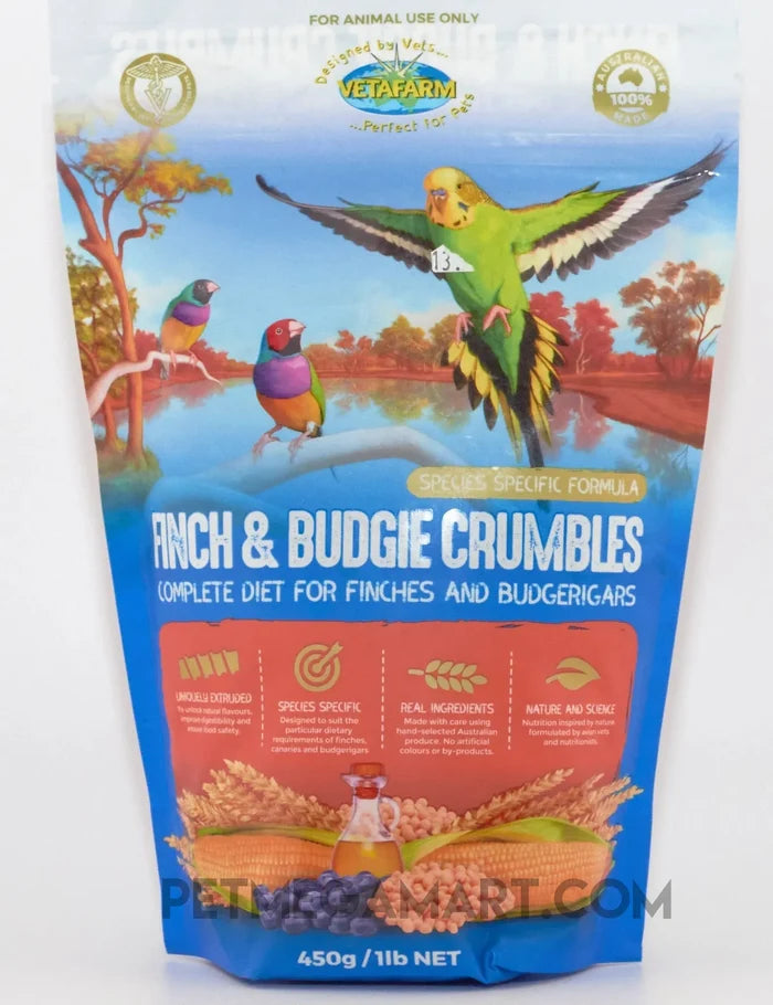Finch Budgie Crumble Diet - Vetafarm