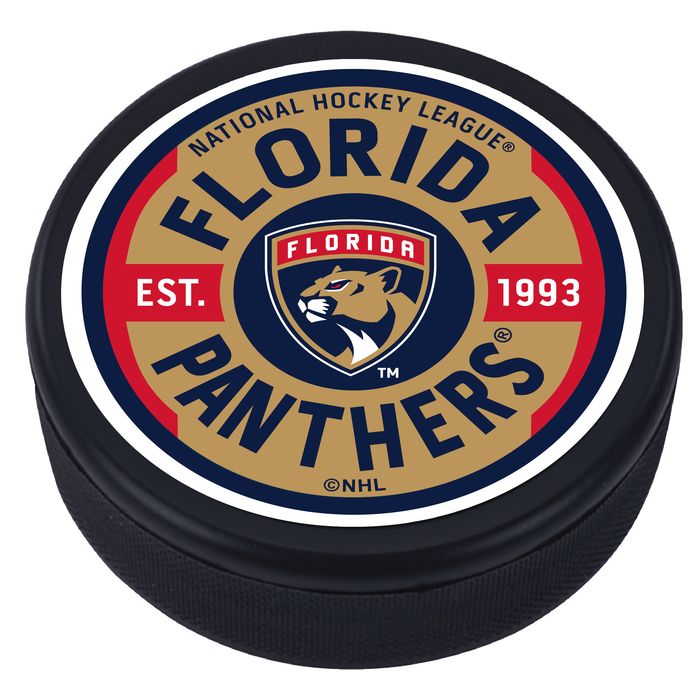 Florida Panthers Gear Textured Puck