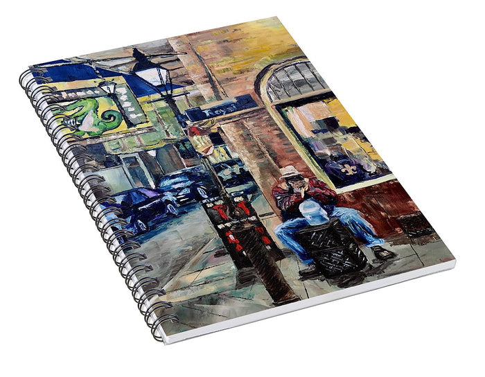 Gaslamp Blues - Spiral Notebook