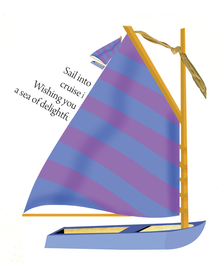 GAW1012 SAilboat Greeting Card