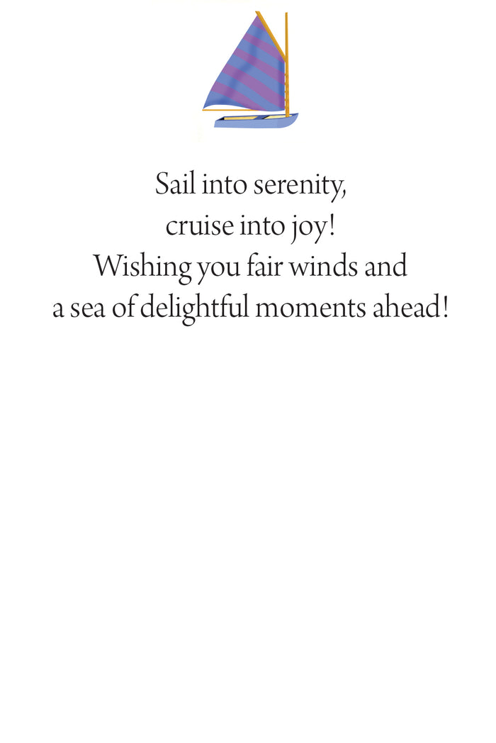 GAW1012 SAilboat Greeting Card
