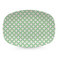 Geometric Green and Rosa Platter