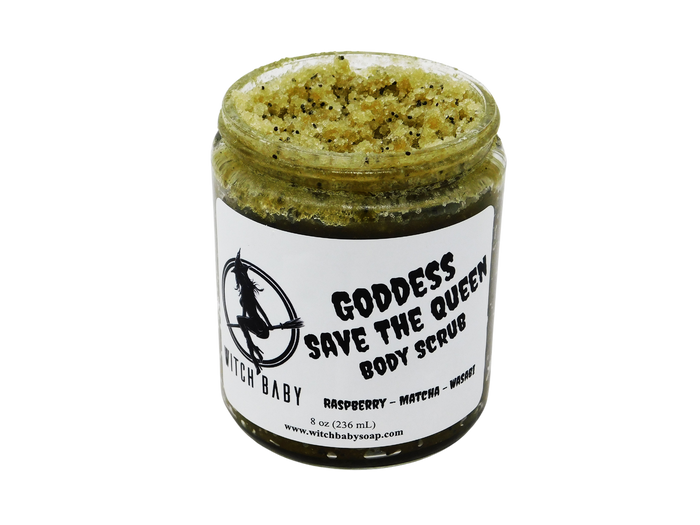 Goddess Save The Queen Scrub