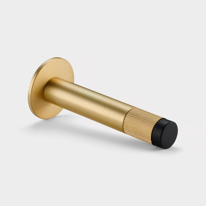 Gold Linear Wall Mounted Door Stop in Gold