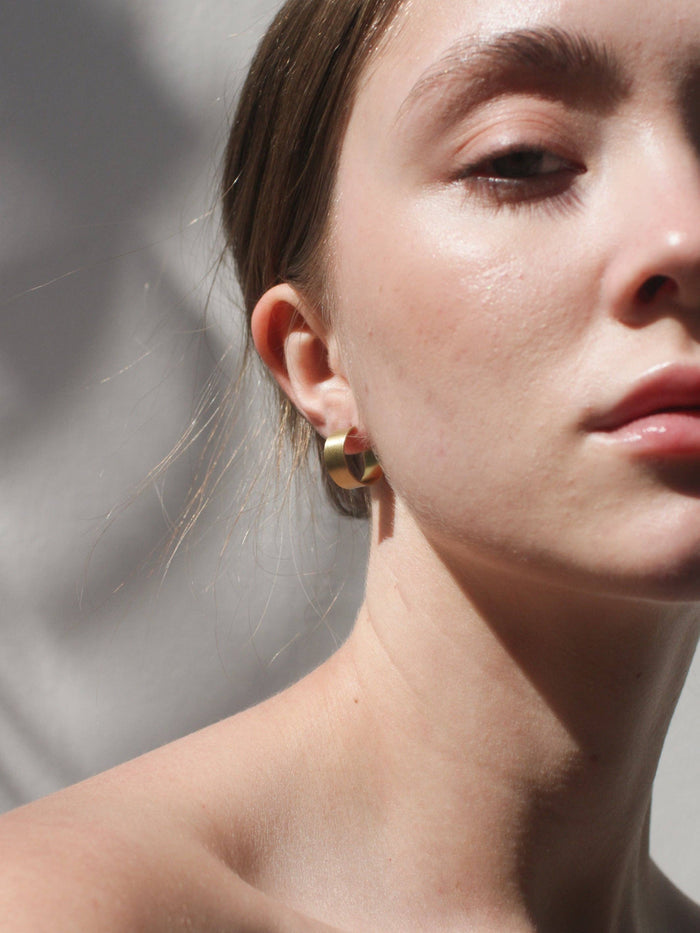 Golden Mini Hoops