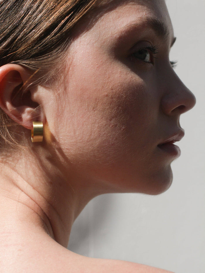 Golden Mini Hoops