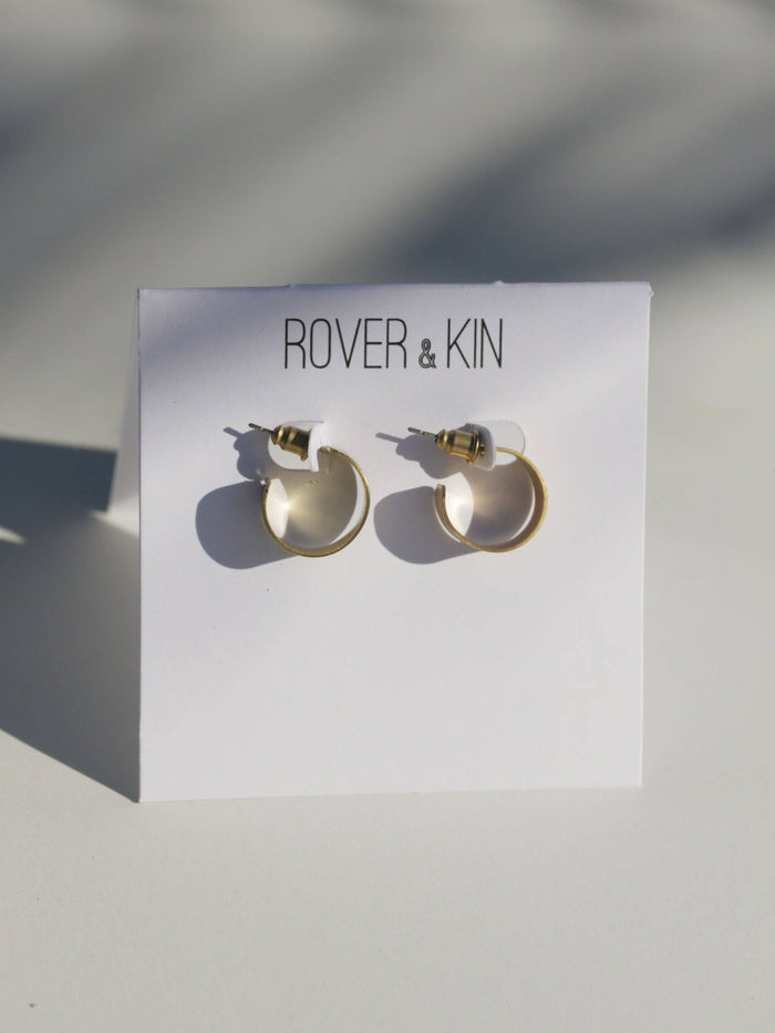 Golden Mini Hoops