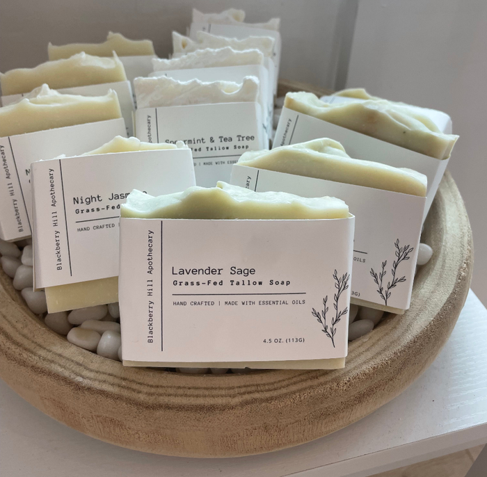 Grass-Fed Tallow Soap: Mountain Cabin