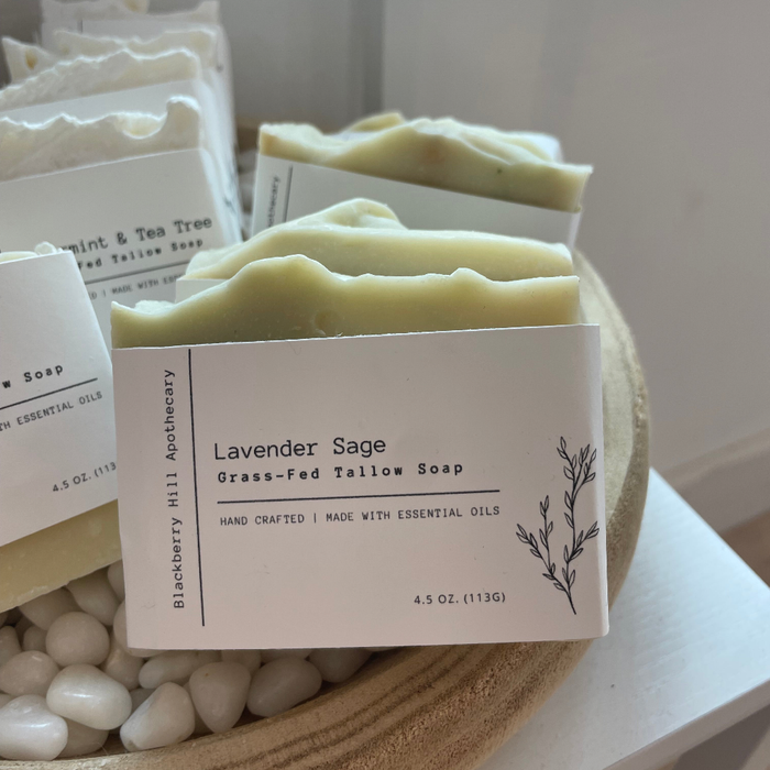 Grass-Fed Tallow Soap: Mountain Cabin