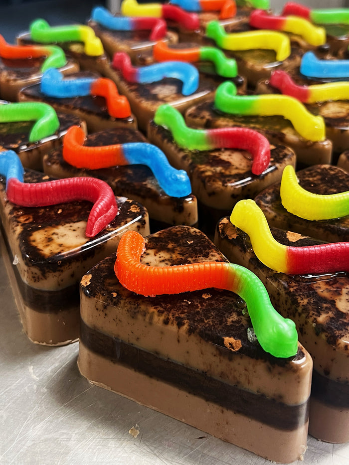 Graveyard Dirt Cake Soap