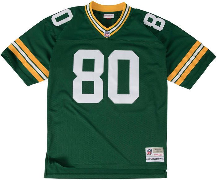 mitchell,&,ness,green bay packers,donald,driver,2000,replica,authentic,jersey,clothing,collectible