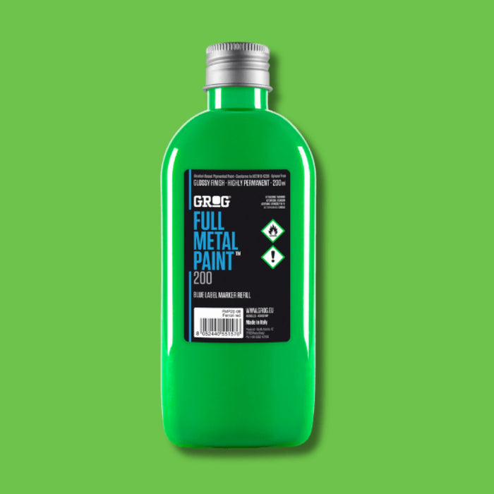 Grog Full Metal Paint - Laser Green