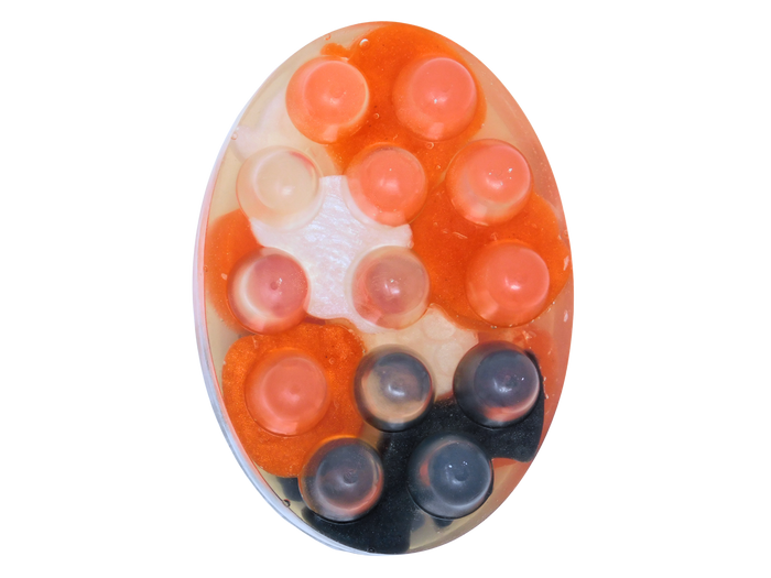 Colorful halloween massager shaped soap