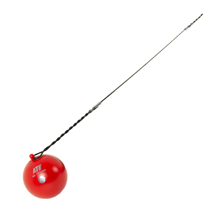 Throwing Hammer with clear plastic tubing on the wire ends | New World Athletics Rules