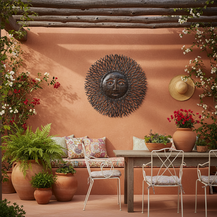 Thistle Sun - Stucco Patio