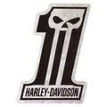HARLEY-DAVIDSON® #1 SKULL TIN SIGN