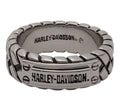 HARLEY-DAVIDSON® BRASS WORDMARK BRAIDED RING