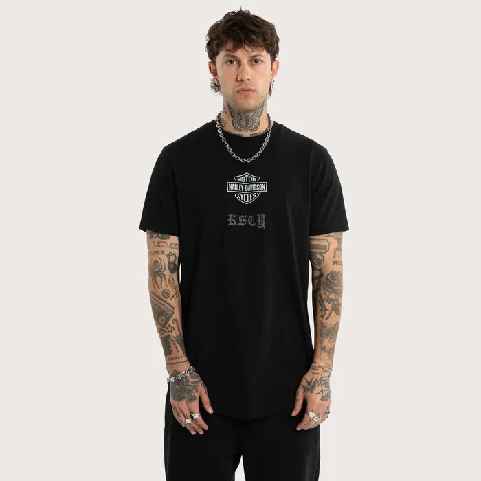HARLEY-DAVIDSON®  CARVE DUAL CURVED  TEE  KSCY