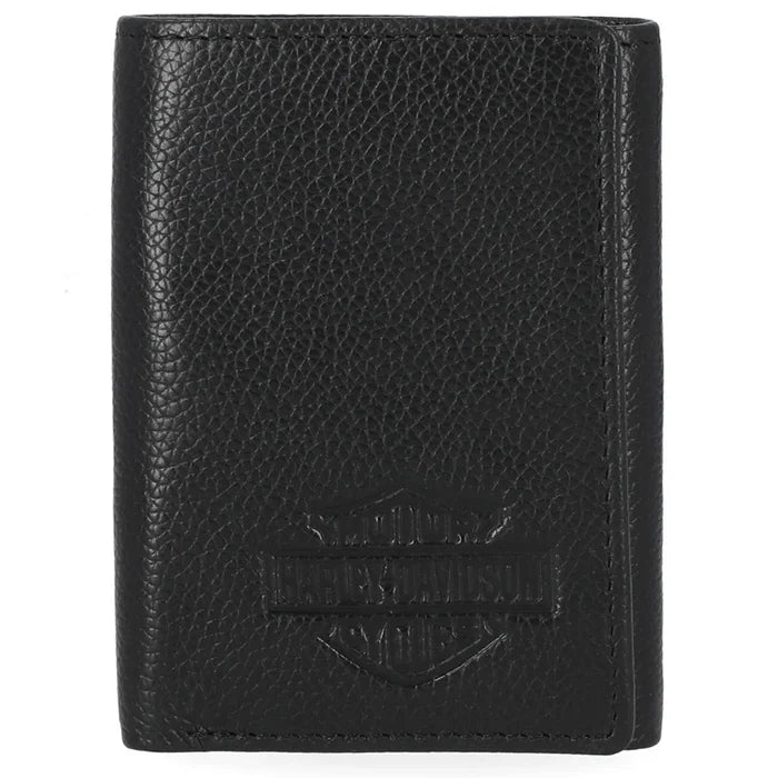 HARLEY-DAVIDSON® MENS CLASSIC BAR & SHIELD TRI-FOLD WALLET