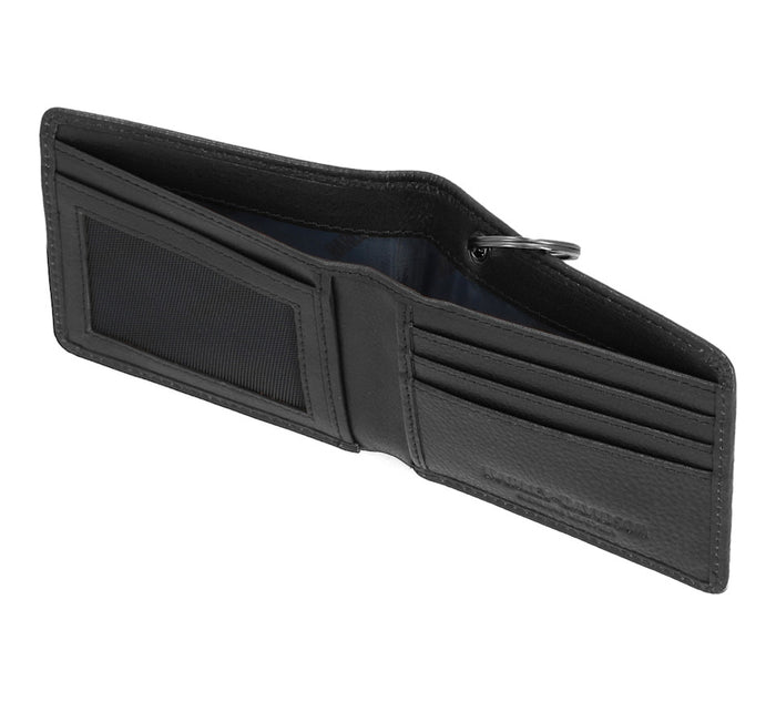 HARLEY-DAVIDSON® MENS EAGLE BILLFOLD WITH CHAIN WALLET