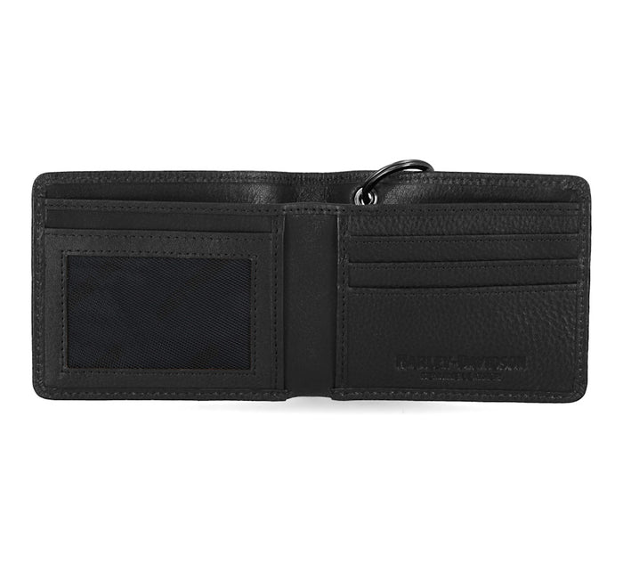 HARLEY-DAVIDSON® MENS EAGLE BILLFOLD WITH CHAIN WALLET