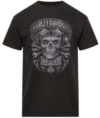 HARLEY-DAVIDSON® MENS ENGRAVED TEE