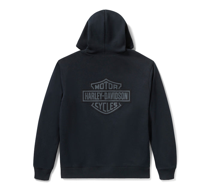 HARLEY-DAVIDSON® MENS  HOODIE - KNIT , BLACK