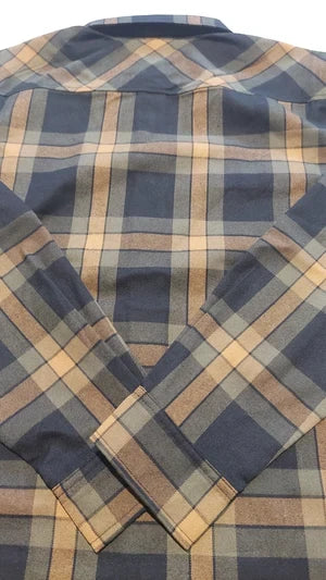 HARLEY-DAVIDSON® MENS SHIRT WOVEN BROWN / BLACK PLAID