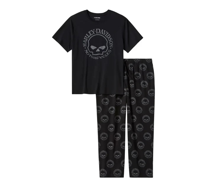 HARLEY-DAVIDSON® MENS  SHORT SLEEVE PYJAMA SET