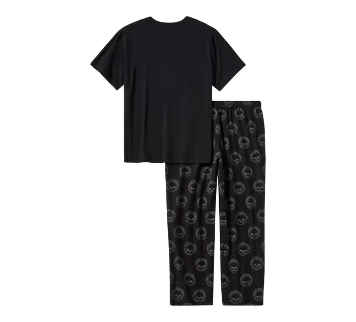 HARLEY-DAVIDSON® MENS  SHORT SLEEVE PYJAMA SET