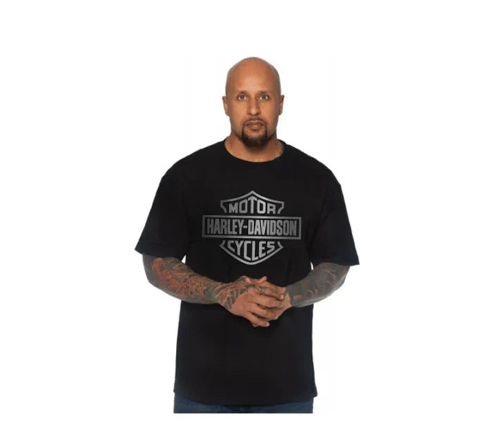 HARLEY-DAVIDSON® MENS SILVER BAR & SHIELD TEE