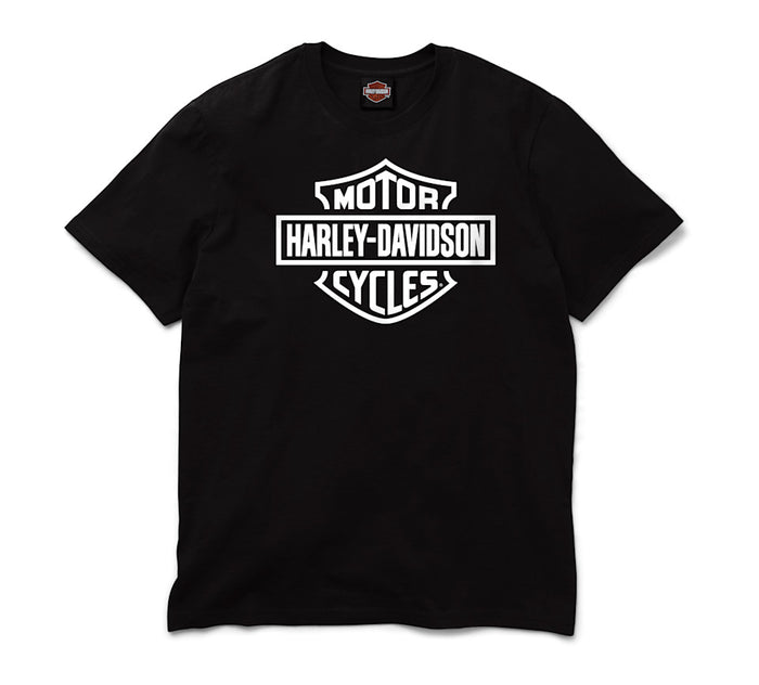 HARLEY-DAVIDSON® MENS TEE - KNIT , BLACK