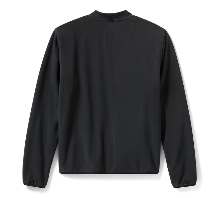 HARLEY-DAVIDSON® MENS WOVEN KNIT BLACK JACKET
