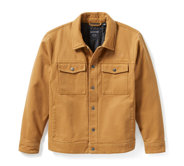 HARLEY-DAVIDSON® MENS WOVEN TAN JACKET