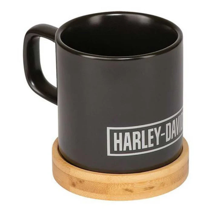 HARLEY-DAVIDSON® MUG WITH CIRCLE LOGO COASTER SET