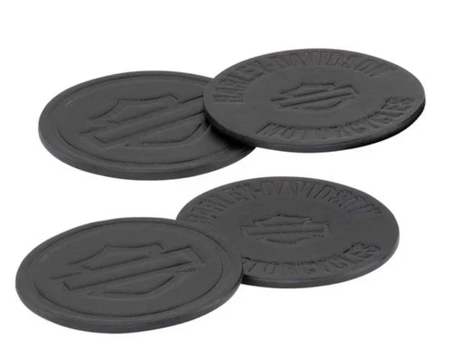 HARLEY-DAVIDSON® OPEN B&S COASTER IMITATION LEATHER SET