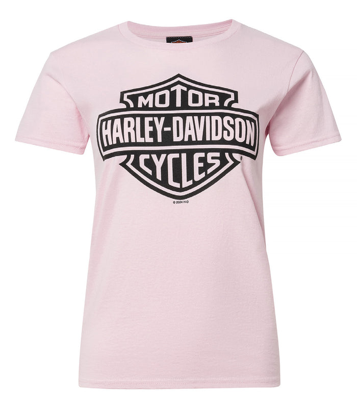 HARLEY-DAVIDSON® PINK B&S LADIES S/S TEE