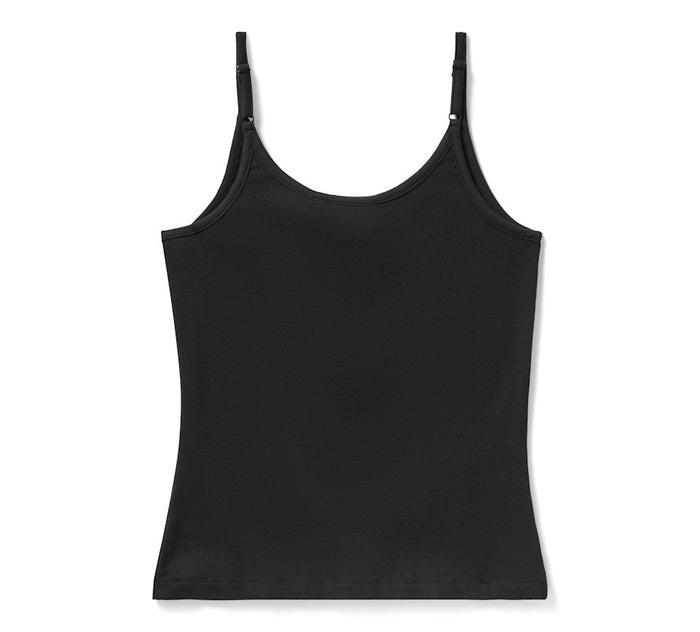 HARLEY-DAVIDSON® WOMENS BLACK TANK KNIT