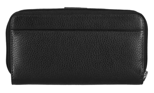 HARLEY-DAVIDSON® WOMENS CORE STUD TAB CLUTCH LEATHER WALLET