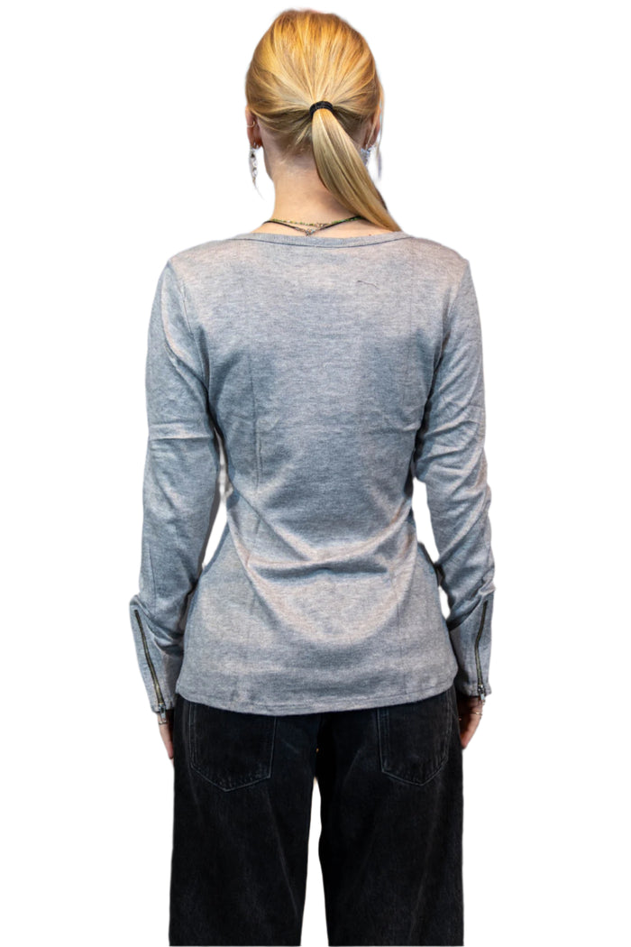 HARLEY-DAVIDSON® WOMENS LEGENDARY RIDE LONG SLEEVE SCOOP NECK TOP