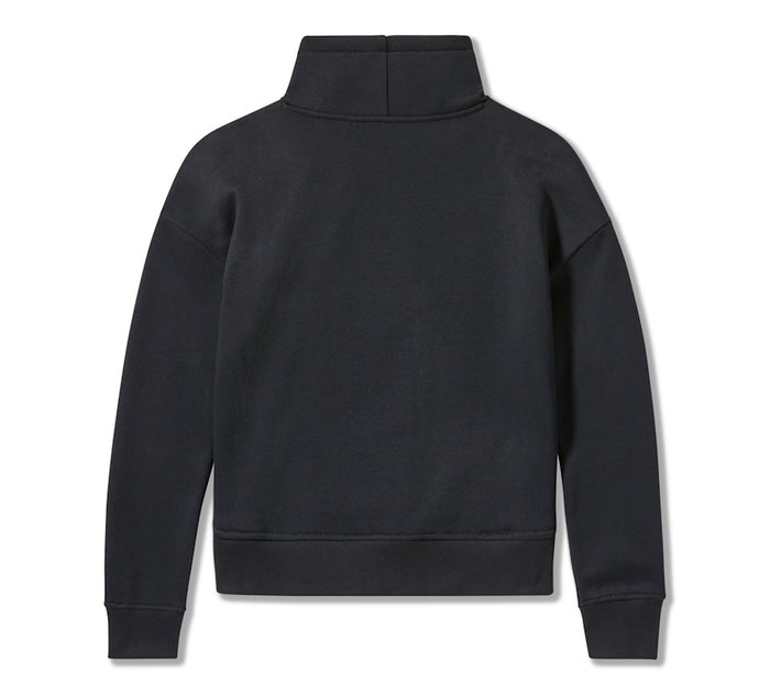 HARLEY-DAVIDSON® WOMENS PULLOVER KNIT BLACK