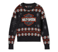 HARLEY-DAVIDSON® WOMENS SWEATER - KNIT BLACK
