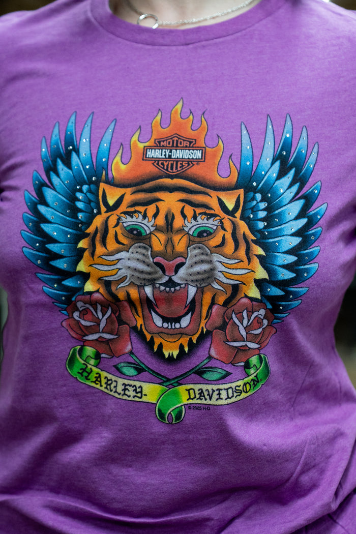 HARLEY-DAVIDSON® WOMENS TIGRESS TEE