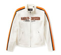 HARLEY-DAVIDSON® WOMENS WOVEN OFF WHITE  JACKET