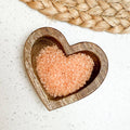 Heart-Shaped Wooden Bowl
