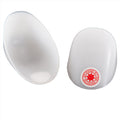 Hard plastic heel cup for jump athletes to prevent heel injury from shock