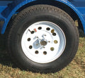 Horizon Smoker Extra 15" White Modular Wheel & 205 Tire - Smoker Guru