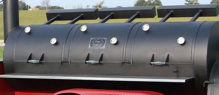 Horizon Smoker Extra Thermometer Installed in Door - Smoker Guru