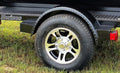 Horizon Smoker Upgrade to Aluminum Mag Trailer Wheels - Smoker Guru