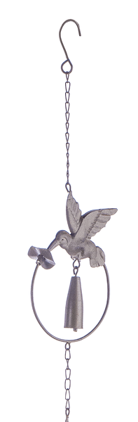 Hummingbird with Bell Rain Chain